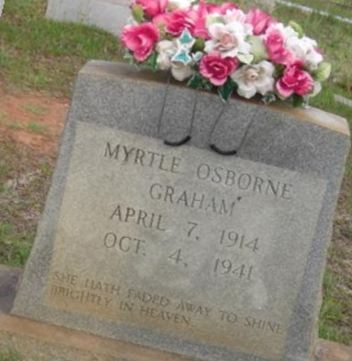 Myrtle Osborne Graham on Sysoon