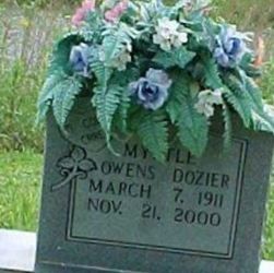 Myrtle Owens Dozier on Sysoon