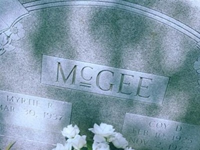 Myrtle R. McGee on Sysoon
