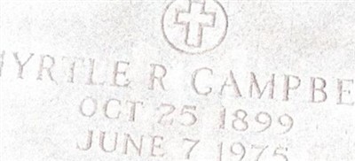 Myrtle R. McSween Campbell on Sysoon