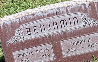 Myrtle Relph Benjamin on Sysoon