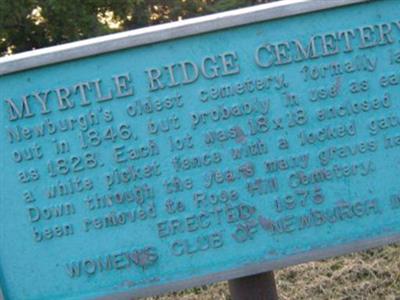 Myrtle Ridge Cemetery on Sysoon