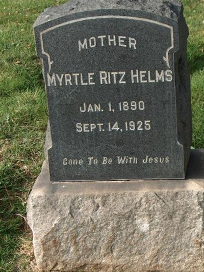 Myrtle Ritz Helms on Sysoon