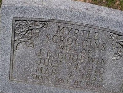 Myrtle Scroggins Goodwin on Sysoon