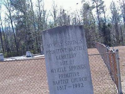 Myrtle Springs Cemetery on Sysoon