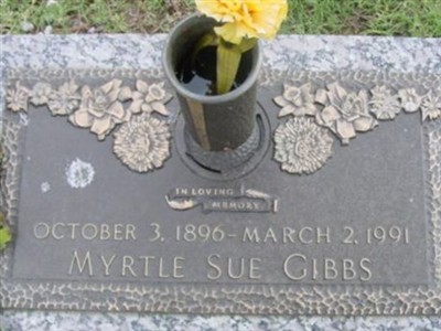 Myrtle Sue Gibbs on Sysoon