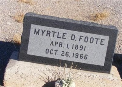 Myrtle V. Beers Foote on Sysoon