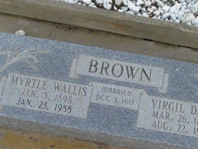 Myrtle WALLIS BROWN on Sysoon