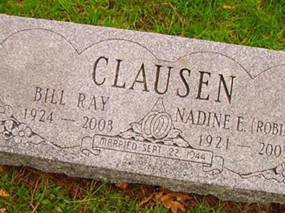 Nadine E. Robinson Clausen on Sysoon