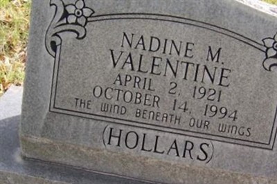 Nadine M Hollars Valentine on Sysoon