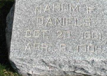 Nahum E Daniels on Sysoon