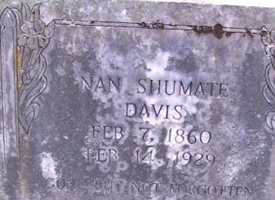 Nan Shumate Davis on Sysoon