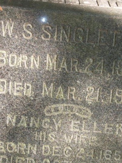 Nancy Ellen Singleton on Sysoon