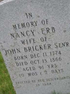 Nancy Erb Bricker on Sysoon