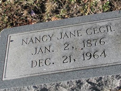Nancy Jane Duncan Cecil on Sysoon