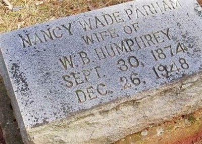 Nancy Wade Parham Humphrey on Sysoon