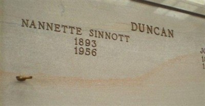 Nannette Sinnott Duncan on Sysoon