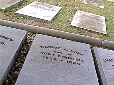 Nannie A. Pope Stripling on Sysoon