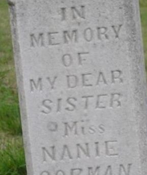 Nannie Corman on Sysoon