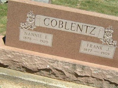 Nannie E. Threwitts Coblentz on Sysoon