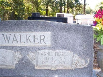 Nannie Permelia Fussell Walker on Sysoon