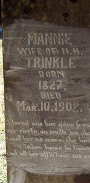 Nannie Trinkle on Sysoon