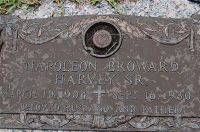 Napolean Broward Harvey on Sysoon