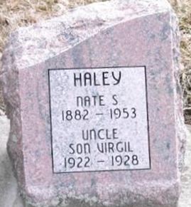 Nate S. Haley, Find a grave on Sysoon Nate S. Haley on Sysoon