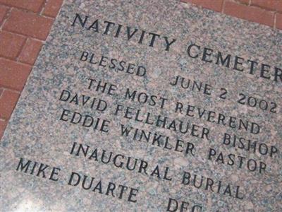 Nativity Cemetery on Sysoon