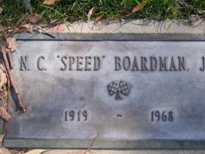 N C "Speed" Boardman on Sysoon