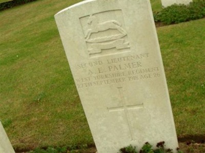2nd Lt Albert Edgar Palmer on Sysoon