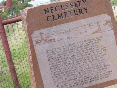 Necessity Cemetery on Sysoon