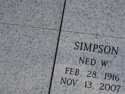 Ned W Simpson on Sysoon