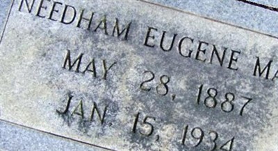Needham Eugene Mays on Sysoon