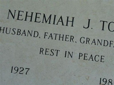 Nehemiah J Todd on Sysoon