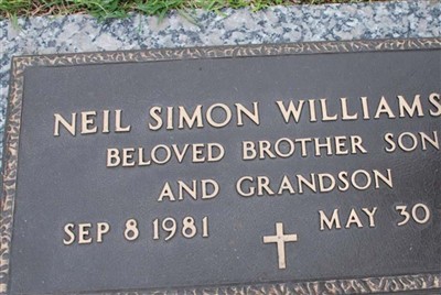 Neil Simmon Williams, III on Sysoon
