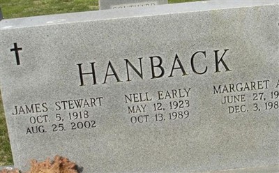 Nell Early Hanback on Sysoon
