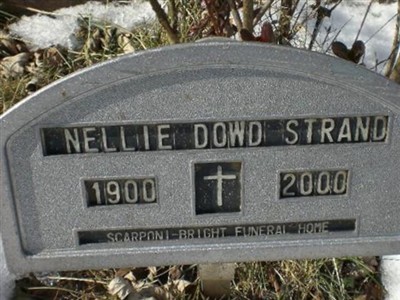 Nellie Dowd Strand on Sysoon