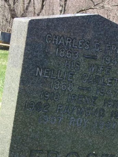 Nellie F. Carleton Frost on Sysoon