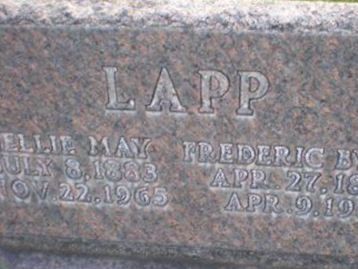 Nellie May Lapp on Sysoon