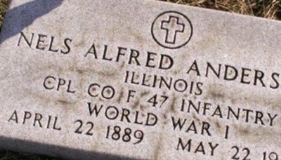Nels Alfred Anderson on Sysoon