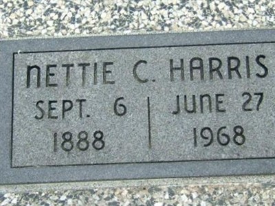Nettie C Harris on Sysoon