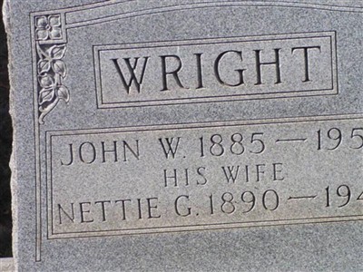 Nettie G Wright on Sysoon
