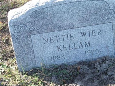 Nettie Lee Wier Kellam on Sysoon