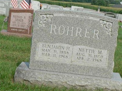 Nettie M Rohrer on Sysoon
