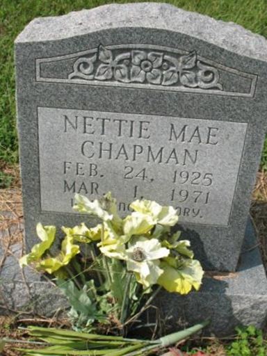 Nettie Mae Chapman on Sysoon