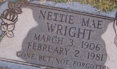 Nettie Mae Wright on Sysoon