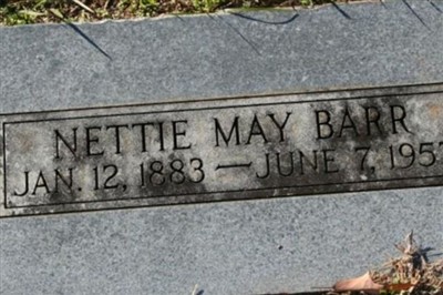 Nettie May Barr on Sysoon