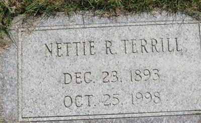 Nettie Reeves Terrill on Sysoon