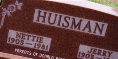 Nettie Ross Huisman on Sysoon